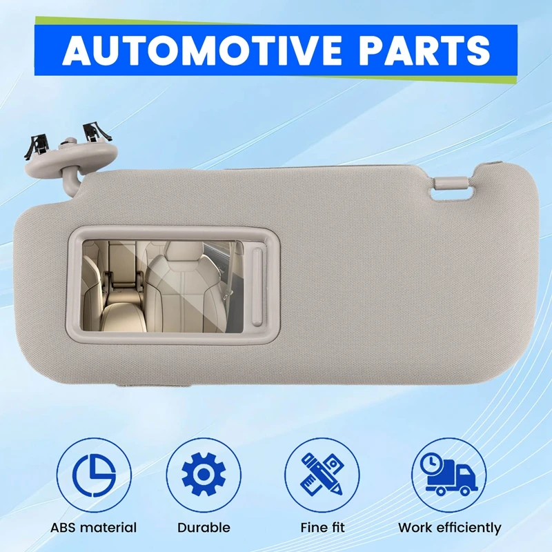 For Toyota Auris Corolla 2007-2013 Car Interior Sun Visor With Mirror Sun Shade Left Driver