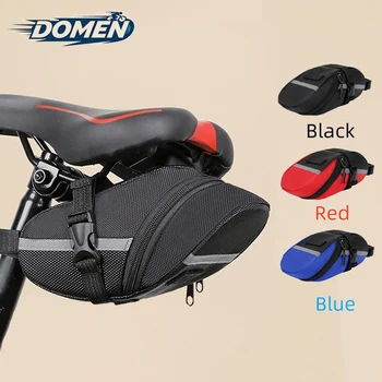 DOMEN Bicycle WaterProof Saddle Bag Bicycle Reflective Tail Bag MTB Bike Universal Rear Bag Outdoor Bicycle Accessories 1