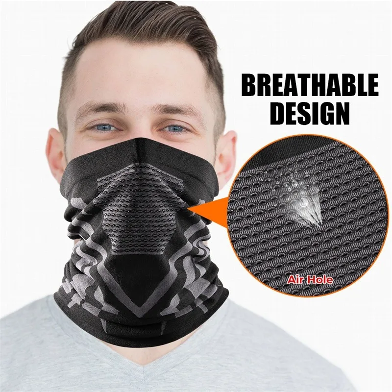 knitted scarf 8 Colors Winter Breathable Thermal Neck Warmer Cycling Ski Tube Scarf Hiking Masks