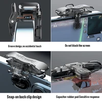 X8 Mobile Game Trigger For PUBG Phone Gaming 6 Finger Trigger Sensitive Shoot Phone Game Trigger L1 R1 Aim Keys Game Controller - Image 6