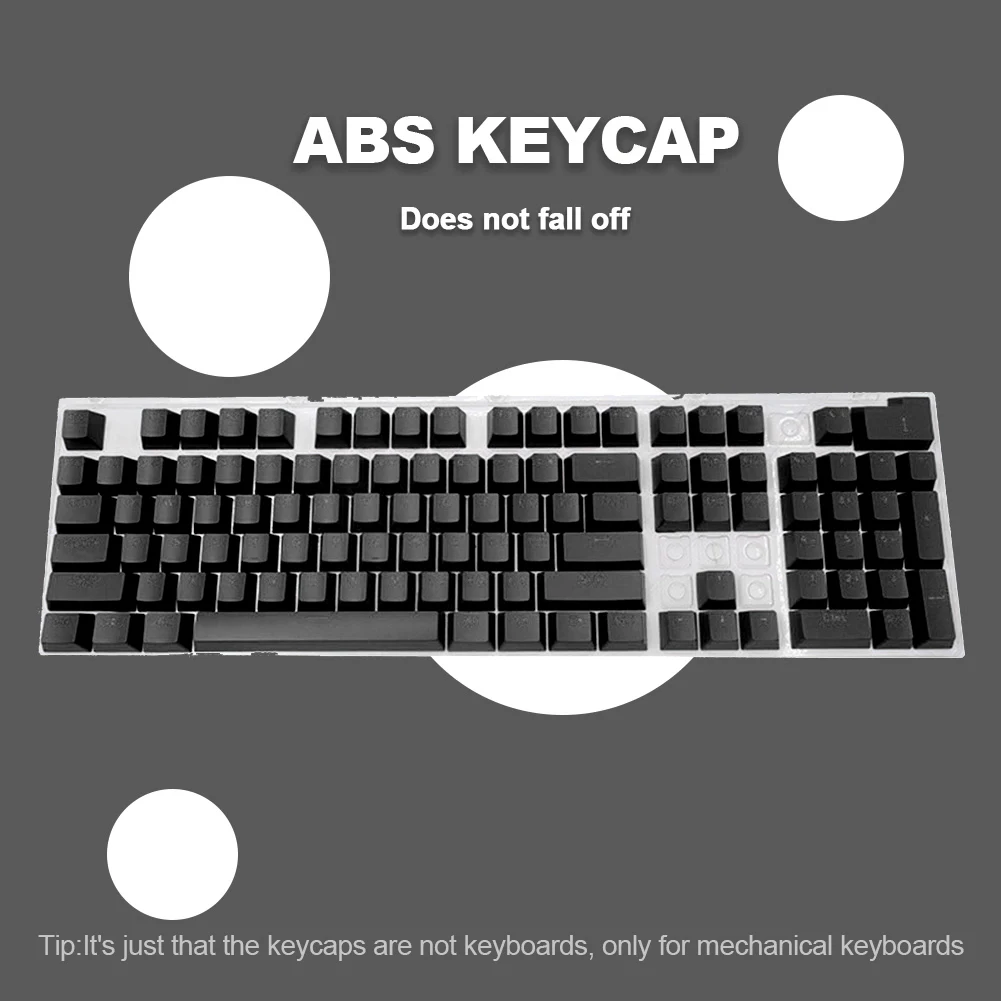 DIY 기계식 키보드 키캡, 인체 공학적 빈 키캡, Cherry MX 기계식 키보드 교체 백라이트 키, 104 개