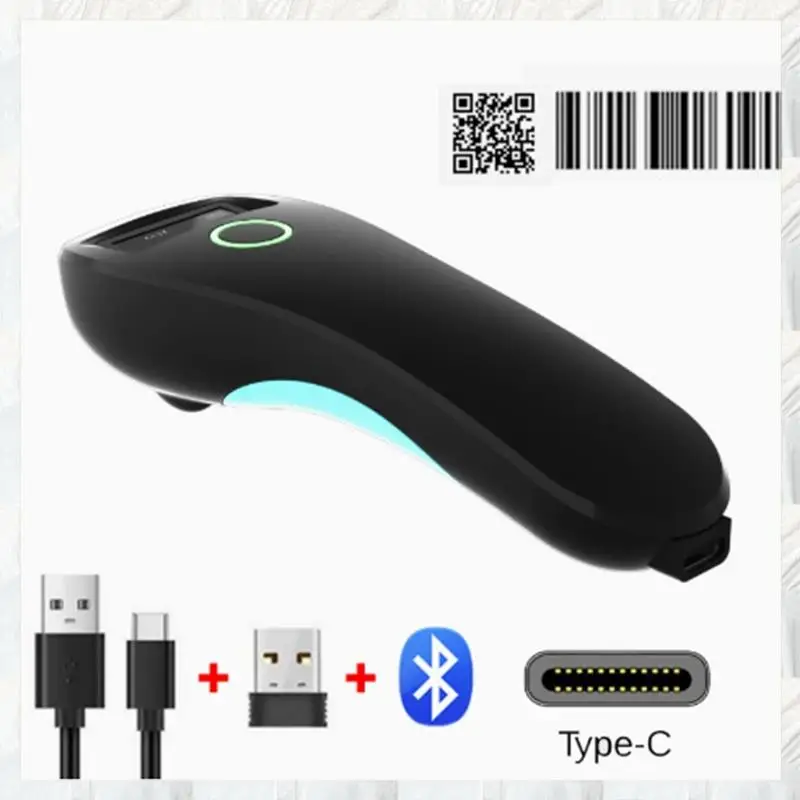Hot Selling-C70 Handheld Portable Express Scanner Wireless Bluetooth Barcode Scanner,Mini Handheld Portable Pocket Reader,C70 Ha