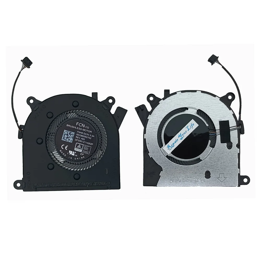 Ventola Di Raffreddamento Della Cpu Del Computer Portatile Per Hp Envy 17-Cn 17-Cp 17-Dn 17T-Cn 17Z-Cp, Probook 470 G8 G9 M50402-001 Fnh8 Fnh9 Radiato