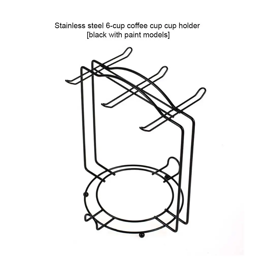 

Coffee Cup Holder Countertop Mug Plate Rack Household Tableware Dish Stand