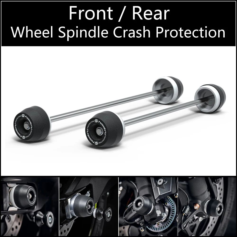 Assale Anteriore Posteriore Forcella Crash Slider Per Suzuki V-Strom 1000 Xt Gta X Gta / V-Strom 1050 Xt / 2014-2023 Protezione Ruota Moto