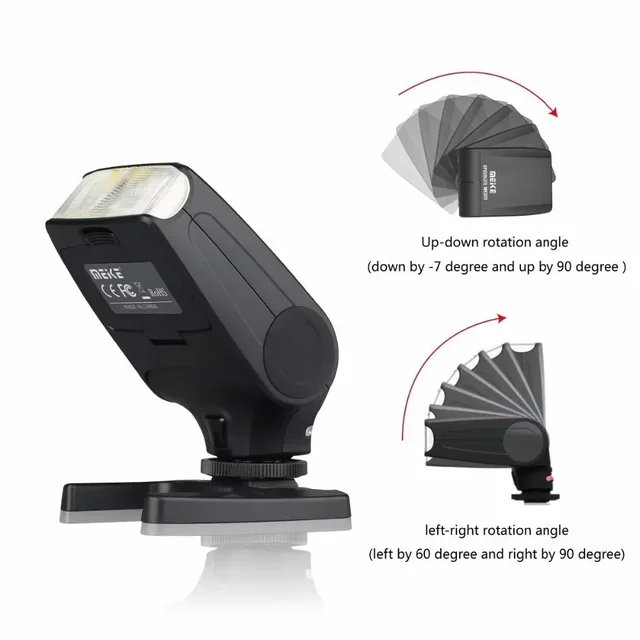 MEIKE MK320 TTL Speedlite｜360° Rotating Flash for Canon/Nikon/Sony/Fuji/Lumix DS