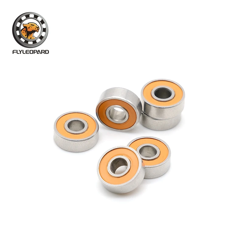 10pcs 낚시 릴 손잡이 베어링 4x7x2.5mm 스테인레스 스틸 하이브리드 세라믹 볼 베어링 ABEC-7 3x8x4 3x10x4 5x10x4 5x11x4 mm