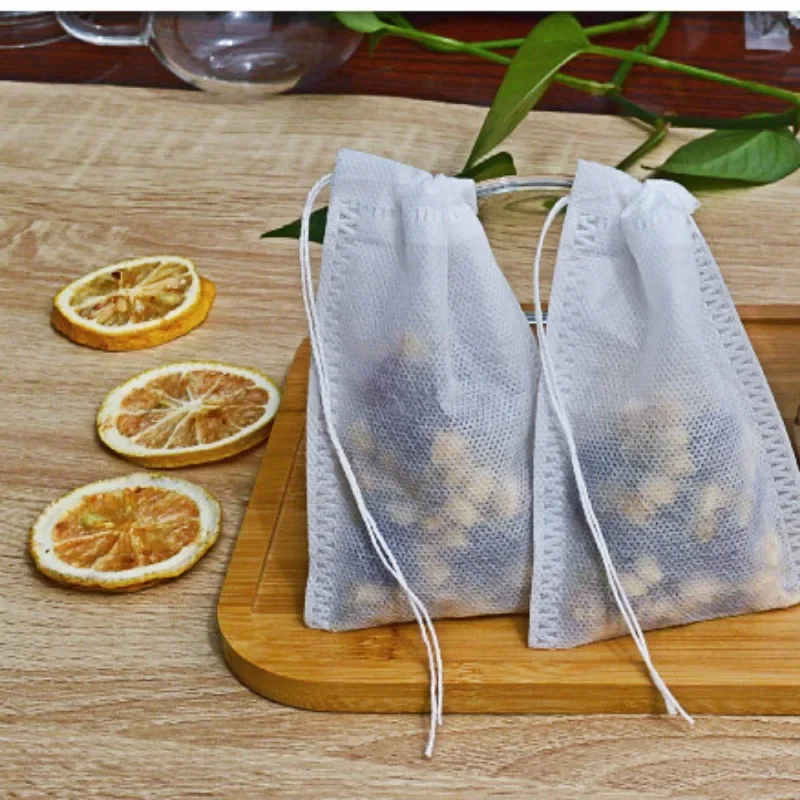 100pcs Non-woven Fabric Bags for Brewing Tea Disposable Boiling Filtering Bags Boiling Soup Brine Tea Packaging Filter disposable tea bags disposable tea filter bags