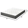 10 Inch True Support Hybrid Mattress,Queen, Fiberglass Free, Medium Feel, Motion Isolation, Certified Safe Foams Fabric matress 2