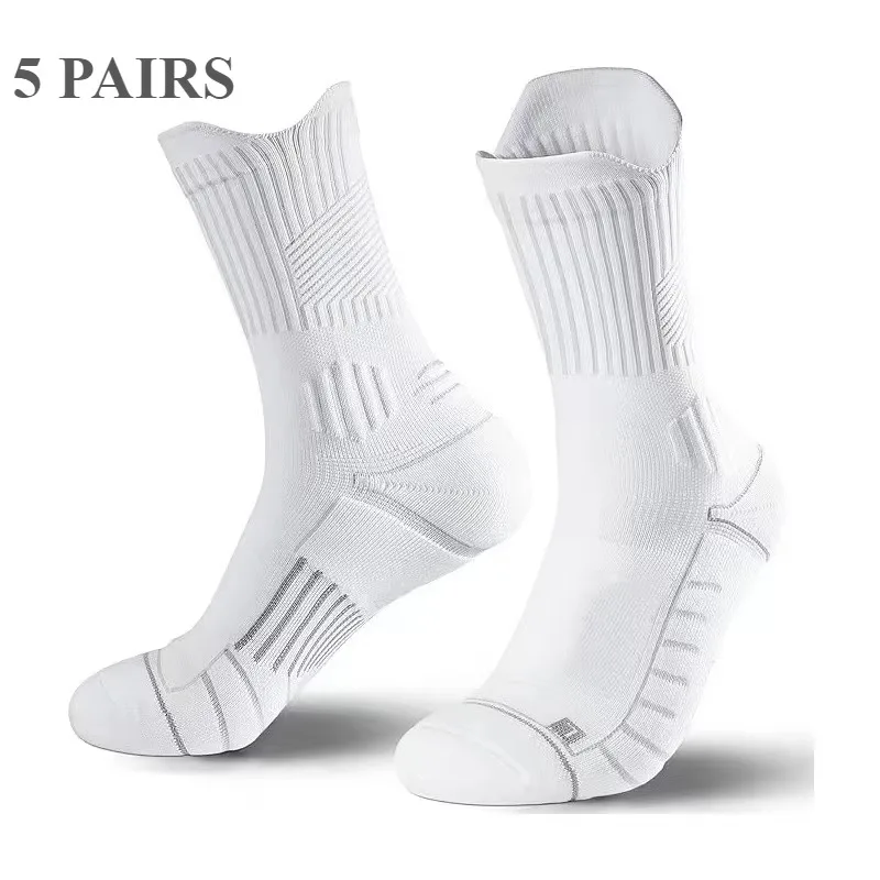 Herr sportsockor för löpning och basket höst vinter_voghion.com