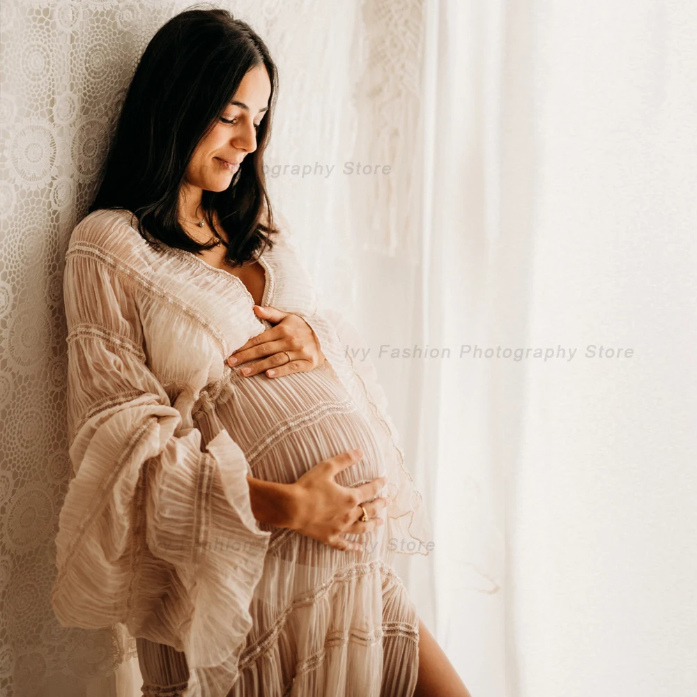 Bohemian Pregnancy Photoshoot Dress