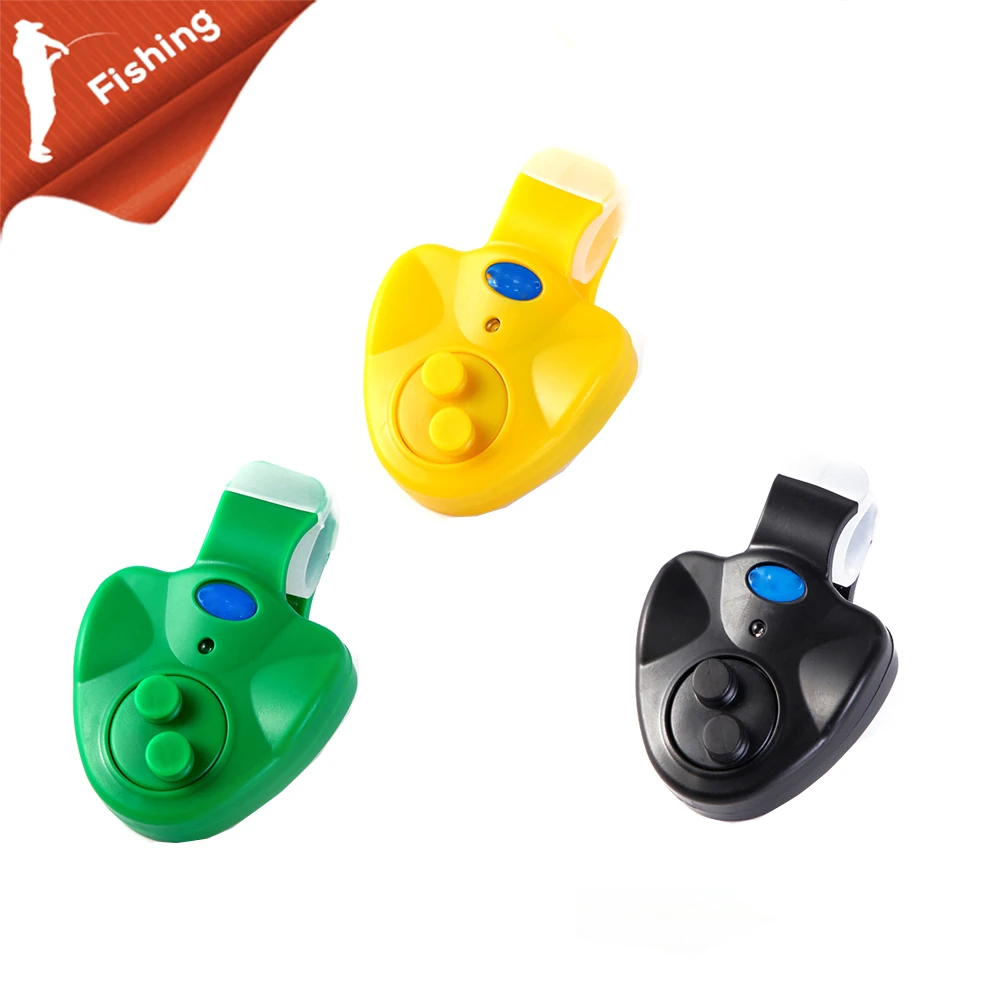 

Fishing Fish Bite Alarm Electronic Buzzer on Fishing Rod with Loud Siren Daytime Night Indicator With Battery