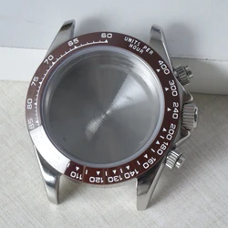Premium Stainless Steel Sapphire Crystal Waterproof Watch Case with Bracelet for VK63 Movement (B3)
