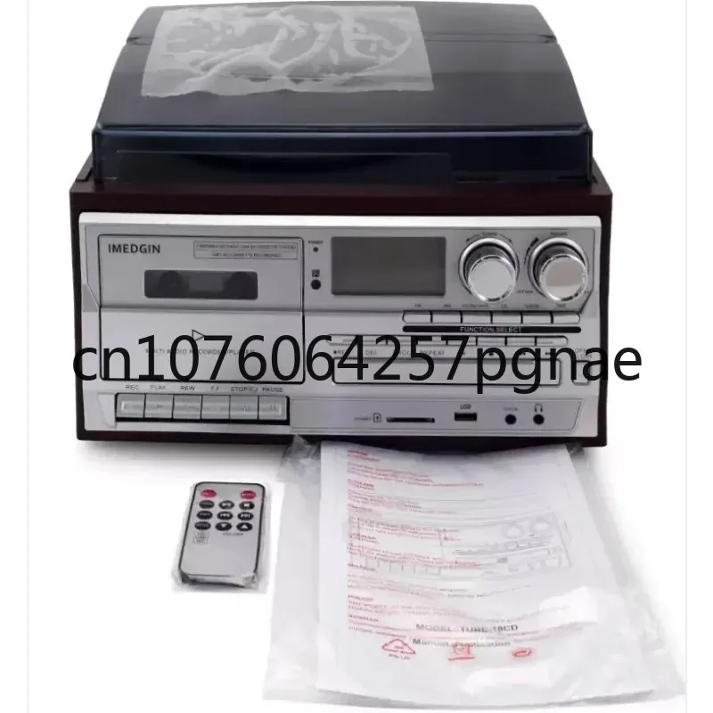 

Виниловый проигрыватель CE с CD-проигрывателем, кассетной записью и проигрывателем USB SD FM-радио