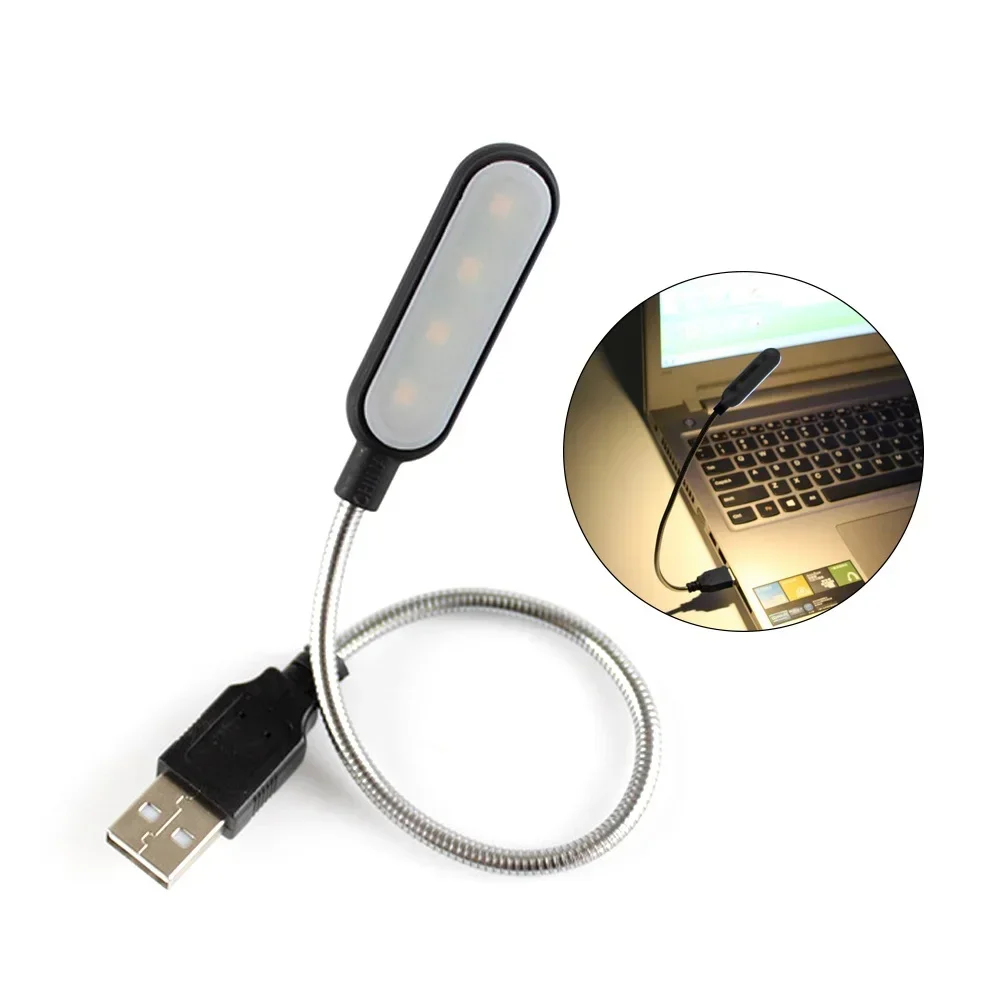 Led Light USB Reading Lamp Mini Led Book Light Night Lights Powered By Laptop Notebook Computer Travel Portable