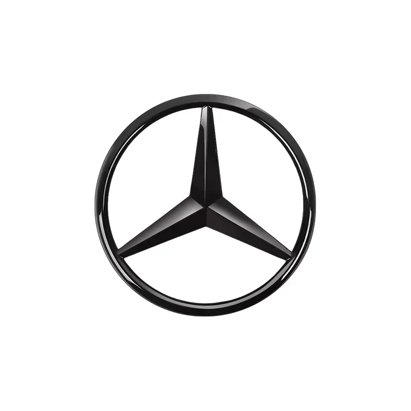 스타 트렁크 엠블럼 3핀 리어 부트 배지 로고 (메르세데스 벤츠  A C E GLC 클래스 W166 W176 W205 W204 W213 W218 W223 W177 용)