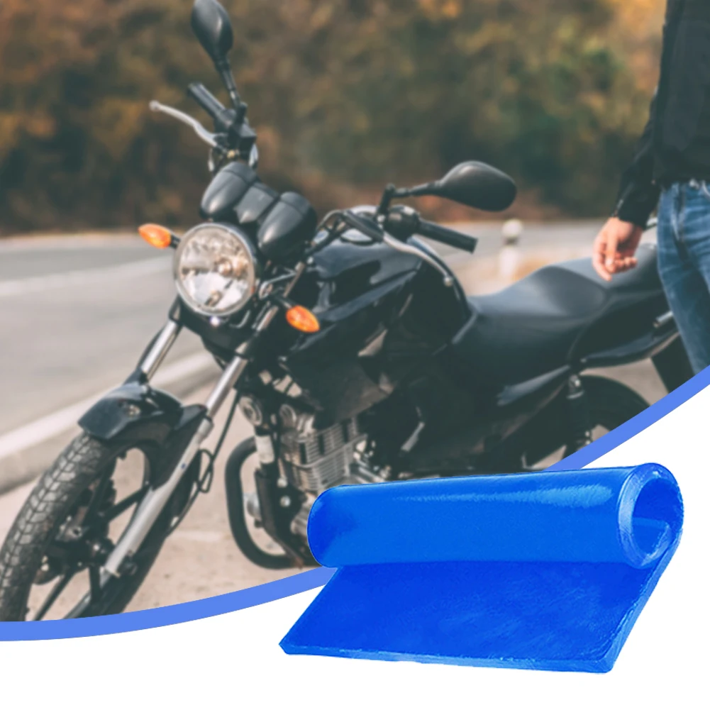 Motorcycle Seat Cold Pad Gel Elastic Pad Cushion Comfortable Shock Absorption Soft Cool DIY Motorbike Saddle Mat