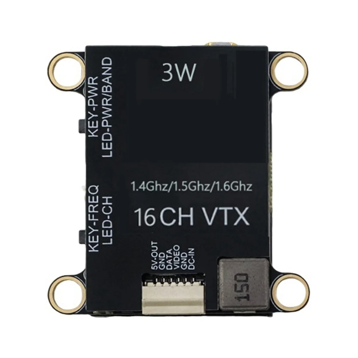 VTX 1.4G 1.5G 1.6G 3W 16CH 3000mW FPV Émetteur Vidéo pour Drone