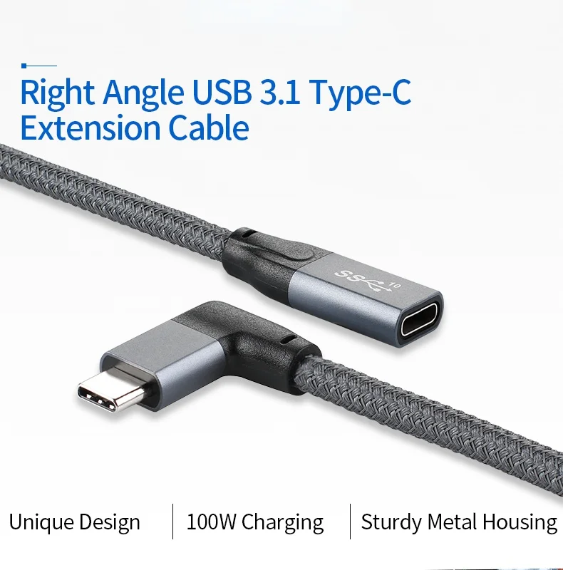 ƺϿ USB C Ÿ 3.1 2  ̺, - ͽټ, USB C 90  ̺, 5A, 10Gbps PD 100W   