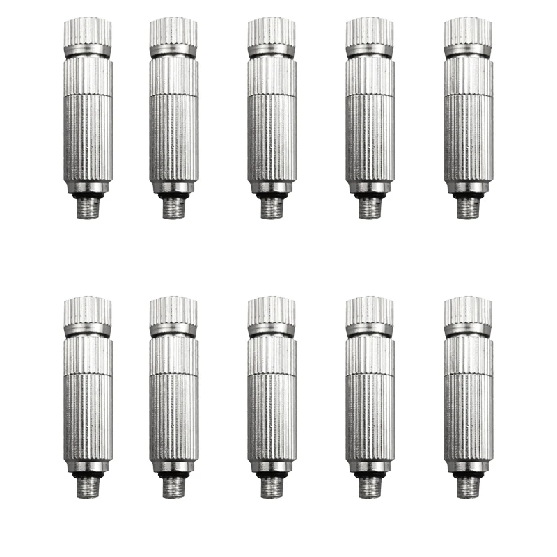 High Pressure Misting Mist Nozzles 10 Pcs Garden Water Spray 0.1MM-0.6MM
