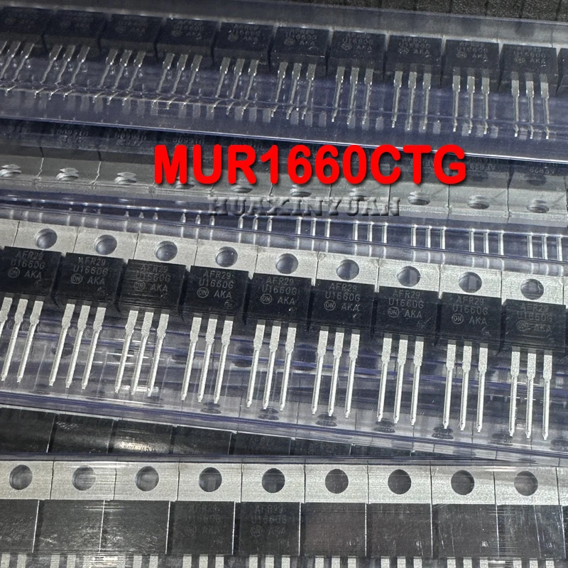 10PCS/LOT Zxwdzic 10pcs New Imported Original MUR1660CTG U1660G TO-220 Fast Recovery Diode 16A/600V