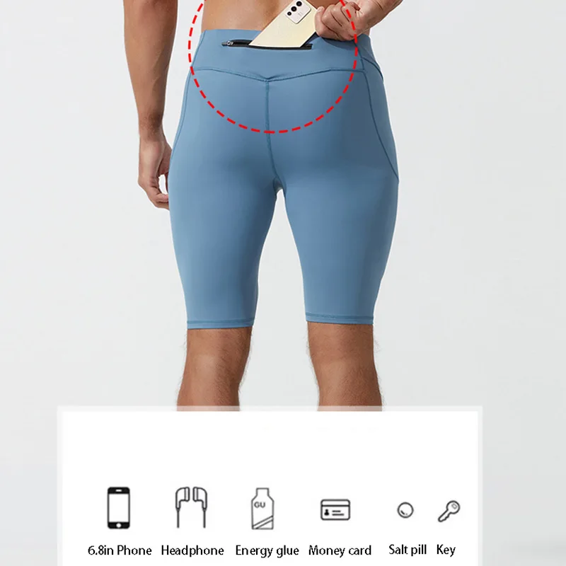Men Outdoor Running Pocket Shorts Board GYM Exercise Fitness Legging Workout Basketball Hiking Trainning Sport Soccer Clothing 9
