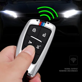 Portachiavi per auto portachiavi in lega per Chevrolet Tahoe peribano per GMC Yukon per Buick ENVISION S Plus wayir 2020 2021 6 pulsanti - Portachiavi per auto portachiavi in lega per Chevrolet Tahoe peribano per GMC Yukon per Buick