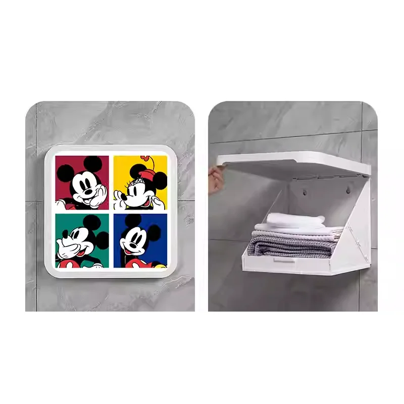 New Mural type foldable storage box in the bathroom clean clothes hanging pictures clothes storage wall hanging foldable