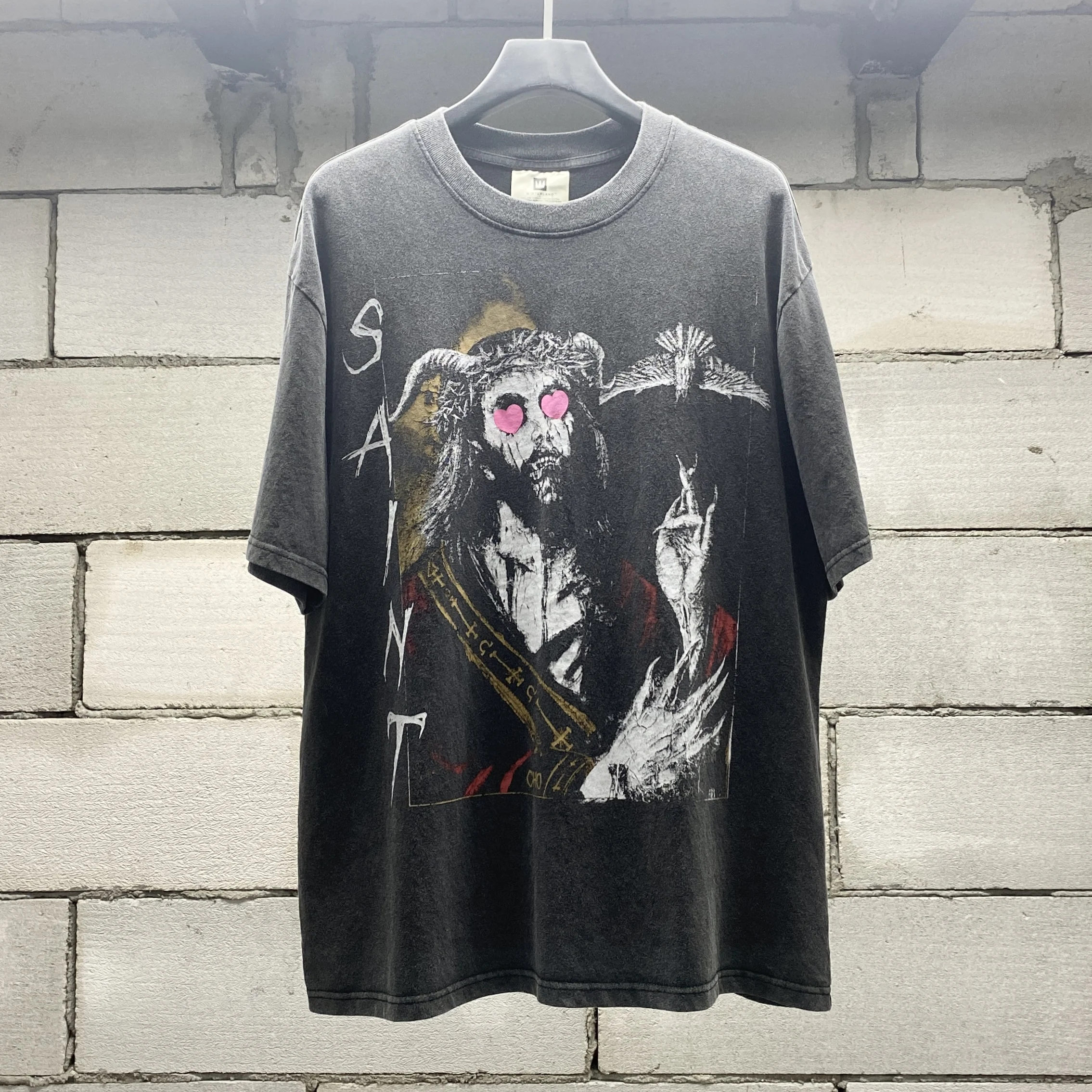 

Футболка Мужская/Женская хлопковая с принтом «Сен-Майкл» и коротким рукавом