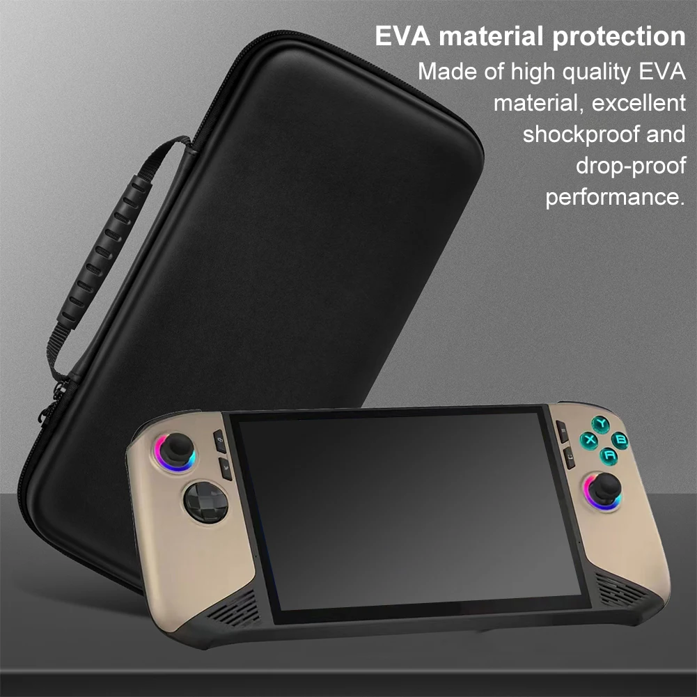 EVA Hard Travel Carrying Case for MSI Claw 8 Handheld Game Console Waterproof Portable Storage Bag Shockproof Protective Case