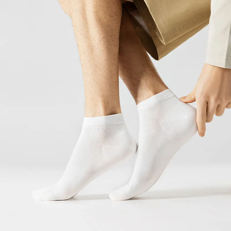 Men's Cotton Blend Ankle Socks (6 Pairs), Comfortable Everyday Casual Socks See38390a6ba14d618a541b8b78b5bdde0