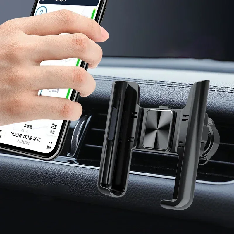 

360° Rotation Car Phone Holder Stand for Cell Phone Universal Gravity Auto Phone Holder In Car Air Vent Clip Mount GPS Support