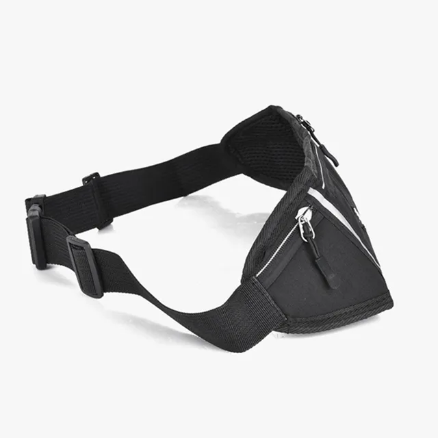Running Waist Bag Lightweight Waterproof Reflective Strip Waist Fanny Pack Gym Sport Running Waist Pack Adjustable Elastic Strap 4