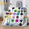 Cartoon game B-blox fruits printed blanket comfortable and beautiful children's blanket sofa sheet travel quilt birthday gift 5