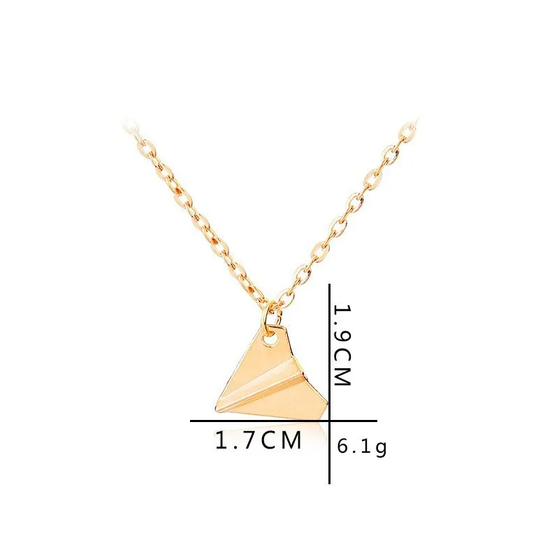 Paper Airplane Pendant Necklace Classic Hot Band One and Direction Periphery Necklace Souvenir Jewelry for Fans Supporters 2