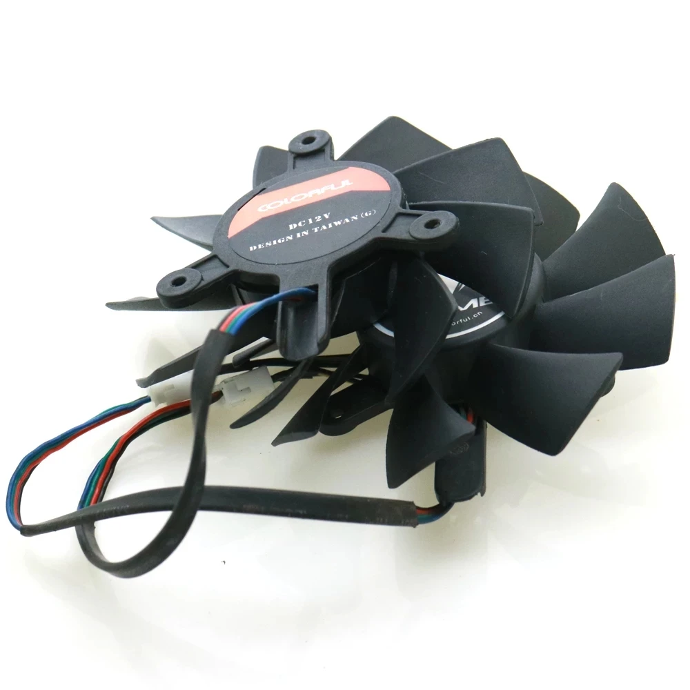 Dc12V 75Mm 4 Fili 4Pin Vga Ventola Per Igame Gtx 650 650Ti 660 740 750 760 Gtx 970 U X Ventola Di Raffreddamento Della Scheda Grafica