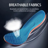 Semelles intérieures orthopédiques élastiques pour chaussures, technologie unisexe, Absorption des chocs, respirantes, pour course à pied 2