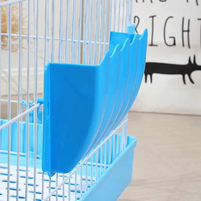thumbnail image 2 of 2-in-1 Hay Feeder & Food Bowl For Guinea Pigs, Rabbits & Small Animals - Keeps Cage Clean (Blue) 2 of 13