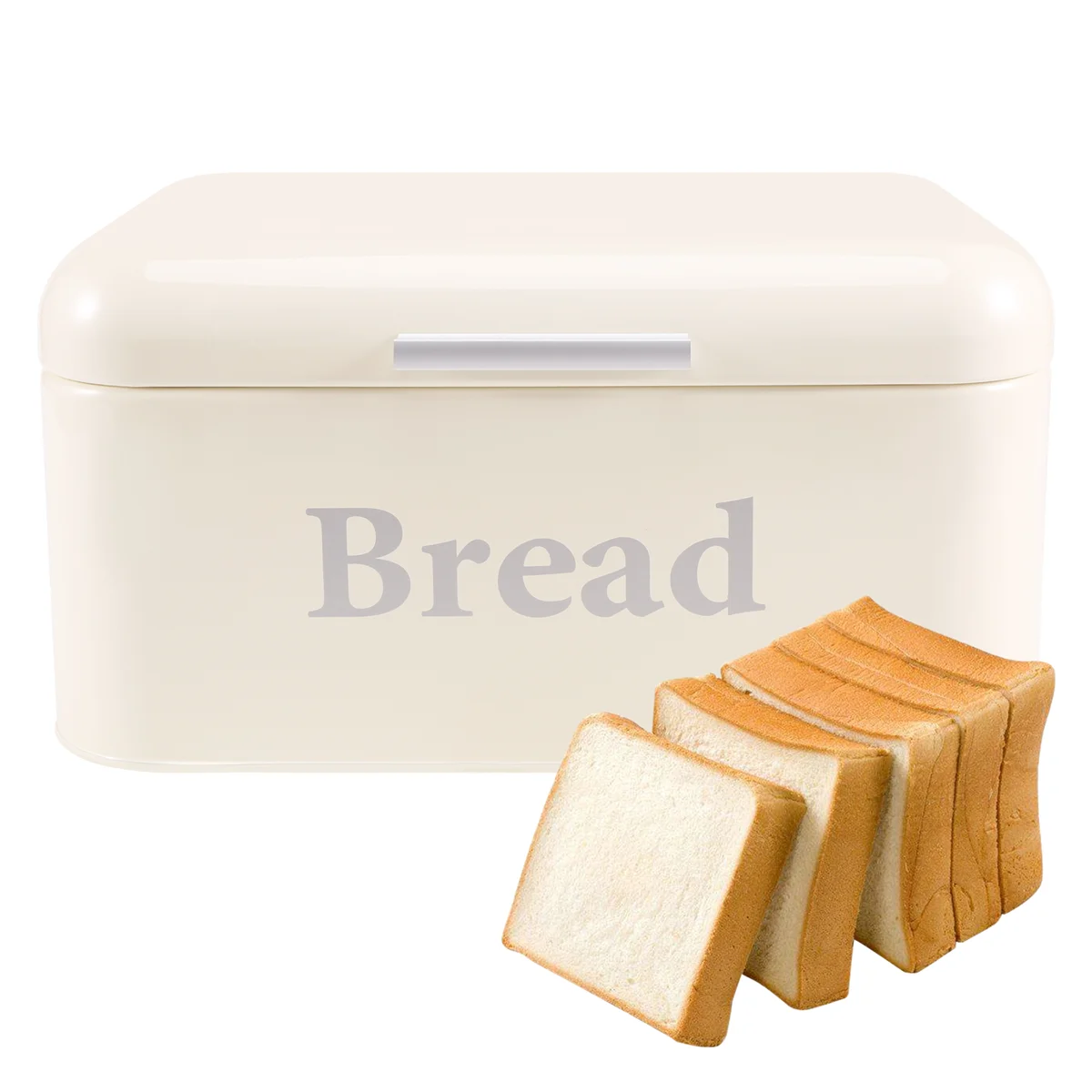 

Vintage Bread Box Cupboard Iron Snack Box Desktop Finishing Dust-Proof Storage Box Storage Bin Keeper Food Kitchen Shelf Decor