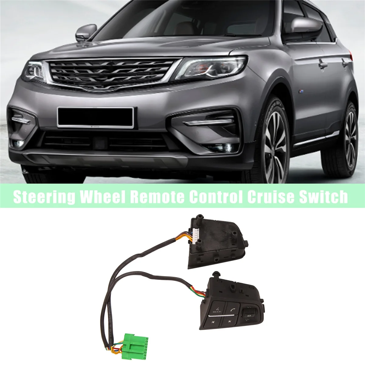 Multi-Function Steering Wheel Button for Geely Atlas Boyue NL3 SUV, Proton X70 Emgrand X7 Remote Control Cruise Switch