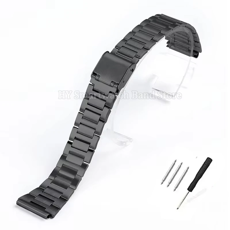 Sleek 18mm Stainless Steel Metal Watch Band - Premium Universal Bracelet Accessory