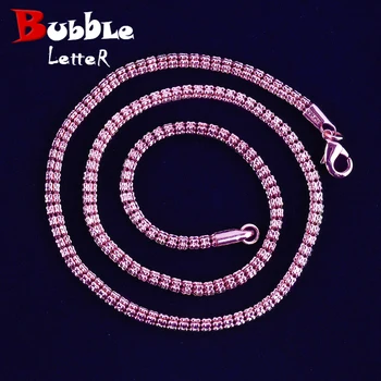 Bubble Letter Round Snake Link Necklace Choker for Women Real Gold Plated Hip Hop Jewelry
