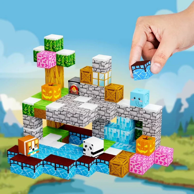 100-delige doe-het-zelf magnetische bouwblokset – educatieve constructieset voor kinderen