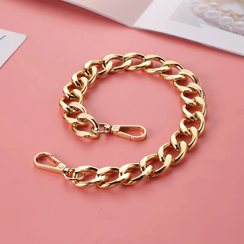 DIY 40cm Metal Thick Chain Bag Shoulder Strap Handbag Handles Bag Accessories