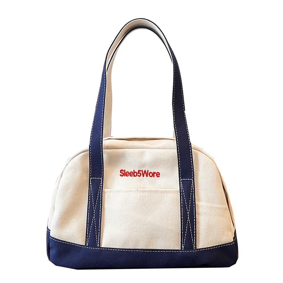 Large Capacity Women Canvas Tote Handbag Stylish Design