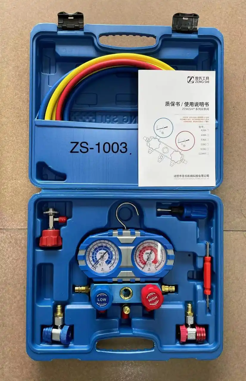 AC Diagnostic Manifold Gauge Set for Freon Charging auto air