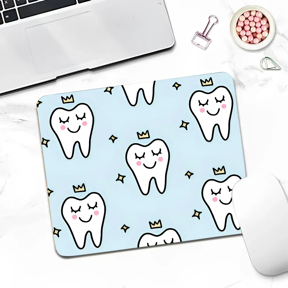 The Dentist Tooth DIY Desktop Desk Mat Kawaii Gaming Accessories Students Writing Pad Writing Desk Mats 6