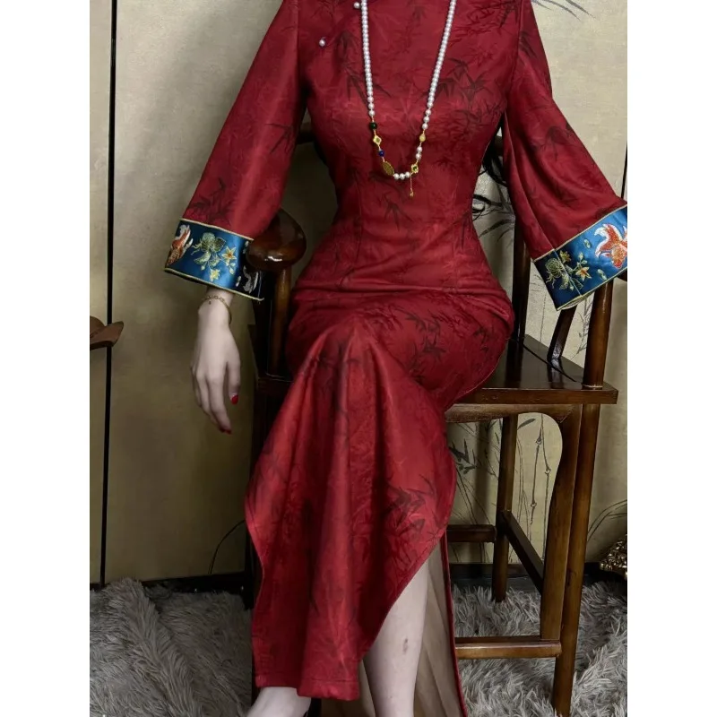  볪 ī Cheongsam  Ҹ ĵ Į  Qipao  ߱ ü Ƽ ǻ  巹