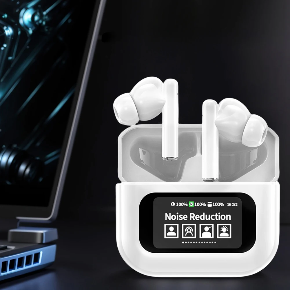 144 Languages Real Time Translator Earbuds ANC Noise Cancelling Wireless BT 5.4 Translator Headset for Sports Business Travel