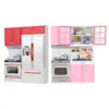 toy Fully Equipped Pretend Play Kitchen Set with Sink, Stove, Cabinet Accessories Set for Boys Girls 2